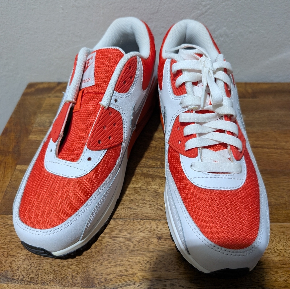 Nike Air Max 90 NBY ‘White Bright Crimson’ FJ8901-900 Women's 9 Nwot - Picture 3 of 6